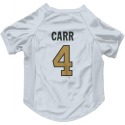 Derek Carr Gold   White  Dog & Cat Pet Jersey