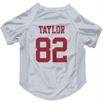 John Taylor White  Dog & Cat Pet Jersey