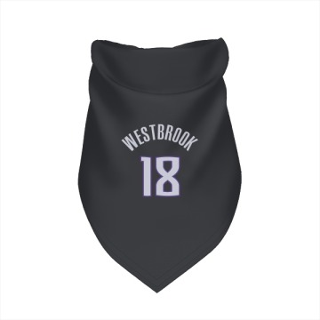 Russell Westbrook Black  Dog & Cat Pet Bandana